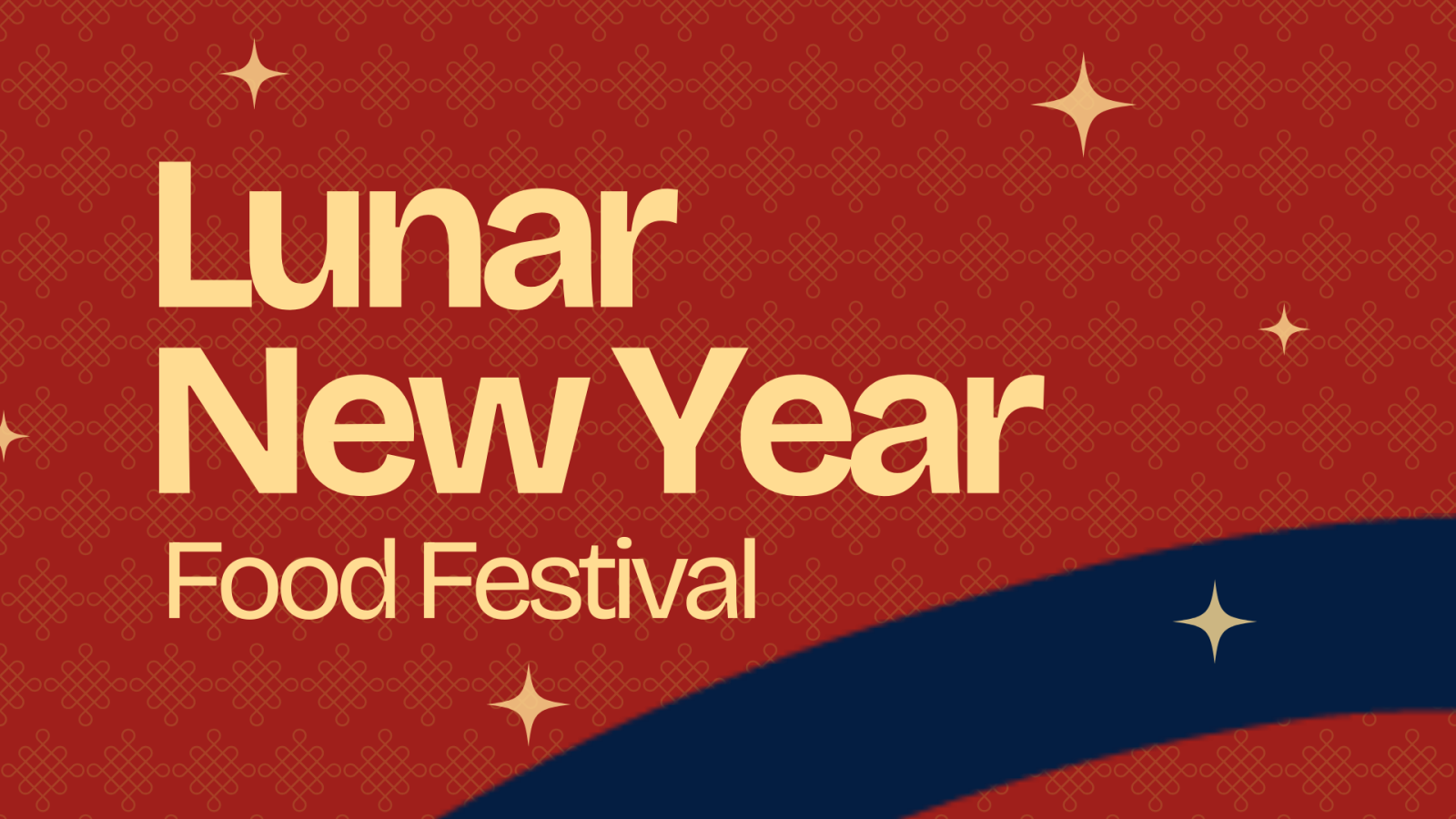 Lunar New Year Food Festival poster